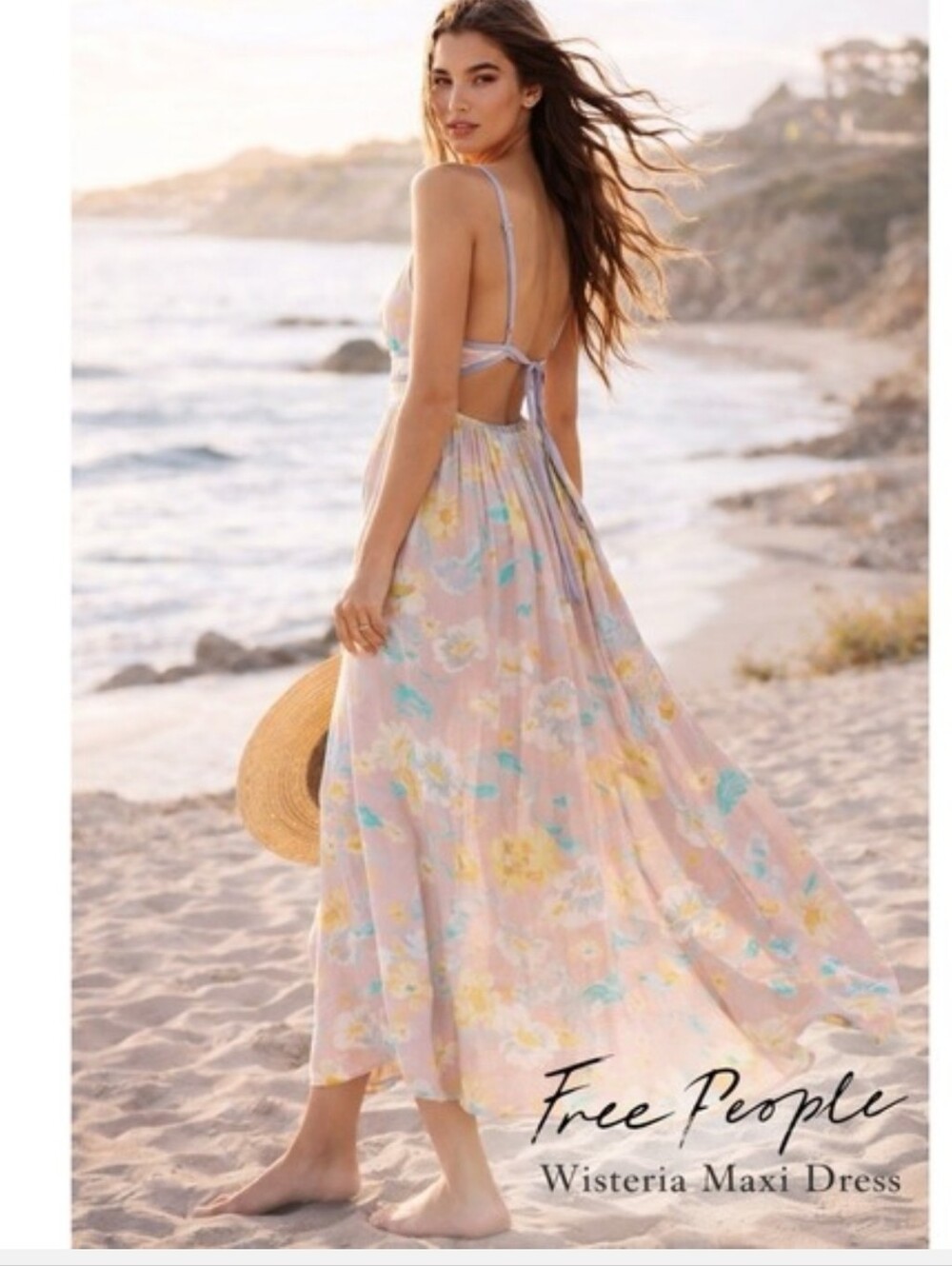 Free People Wisteria Maxi Dress - Pastel Floral